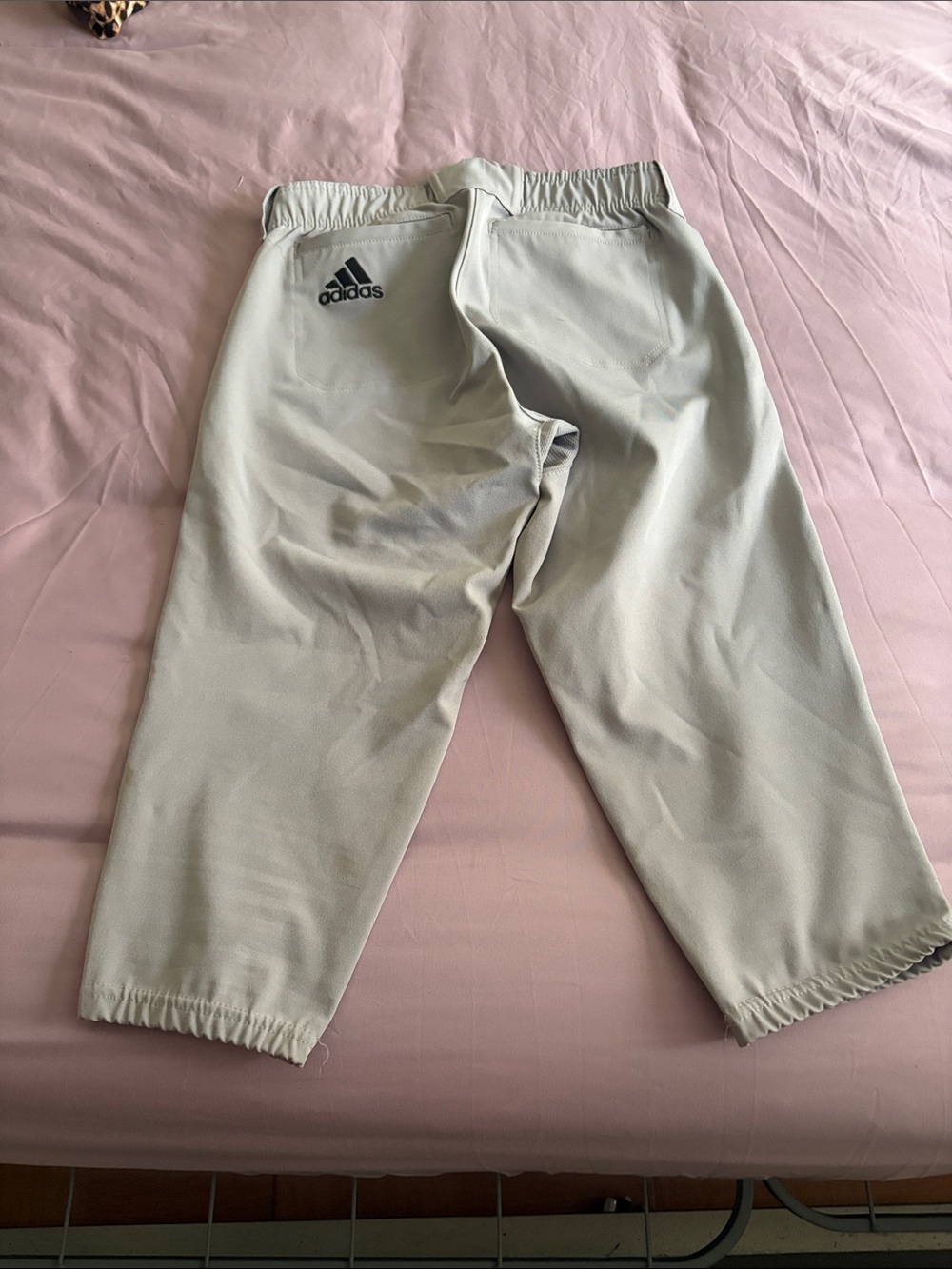 adidas Kids Light Gray Jogger Sweatpants